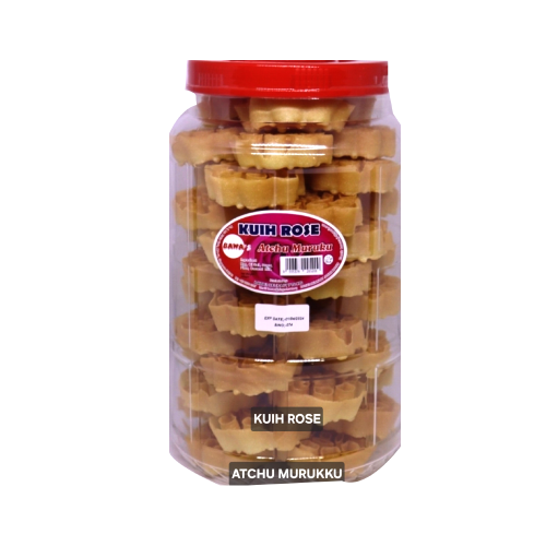 BAWAS ACHU MURUKKU 250PCS (KUIH ROSE)